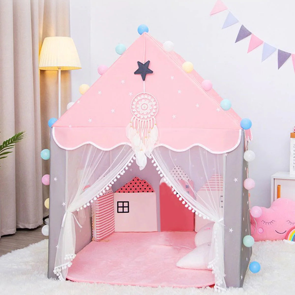 Pink Kids Play Tent O675
