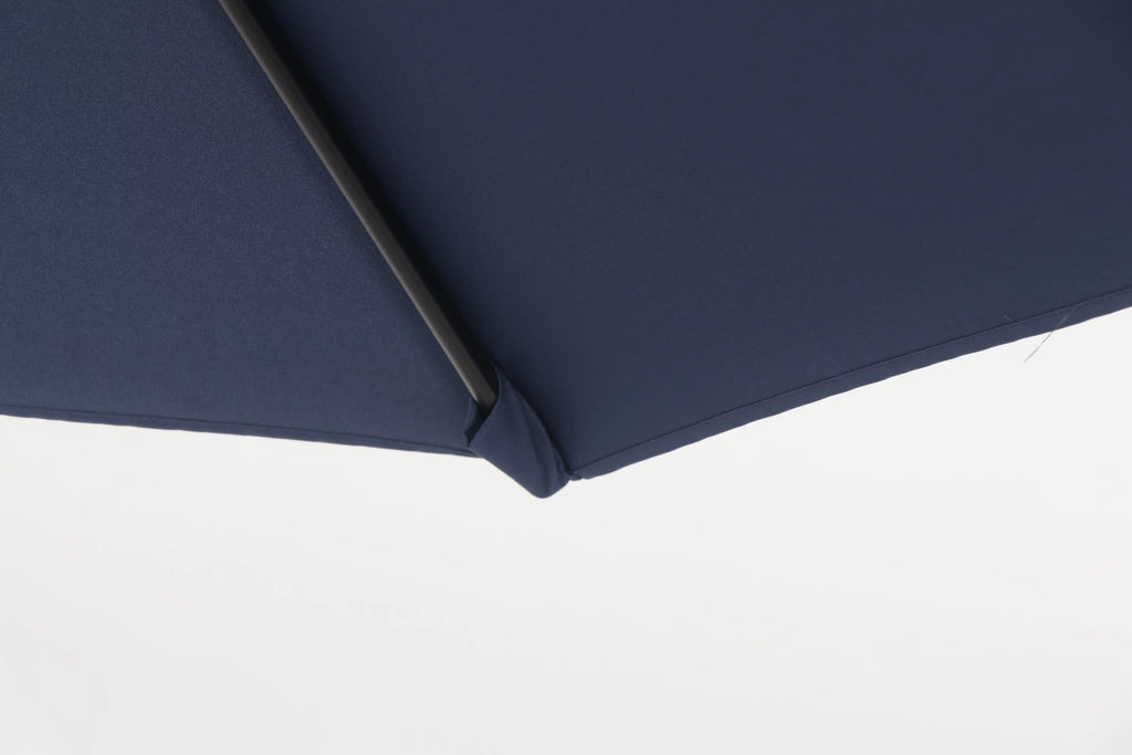 10’ Navy Blue Octagon Tilting Cantilever Patio Umbrella with Weighted Base C12336
