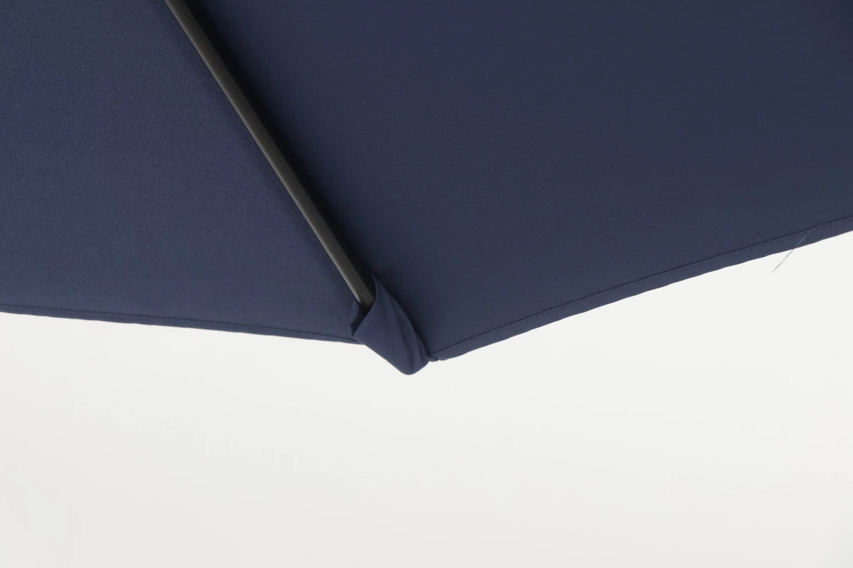 10’ Navy Blue Octagon Tilting Cantilever Patio Umbrella with Weighted Base C12336