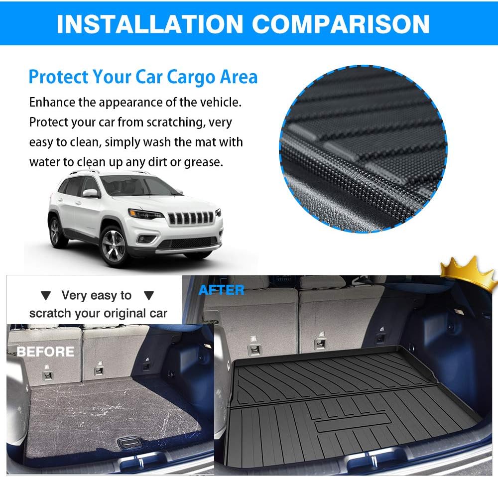 Custom Fit Trunk Mat Liner for Jeep Cherokee 2014-2021 D399943