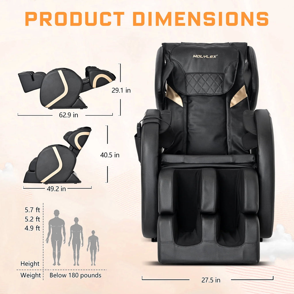 Small Zero Gravity Full Body Massage Chair with Heating and Airbags E126864