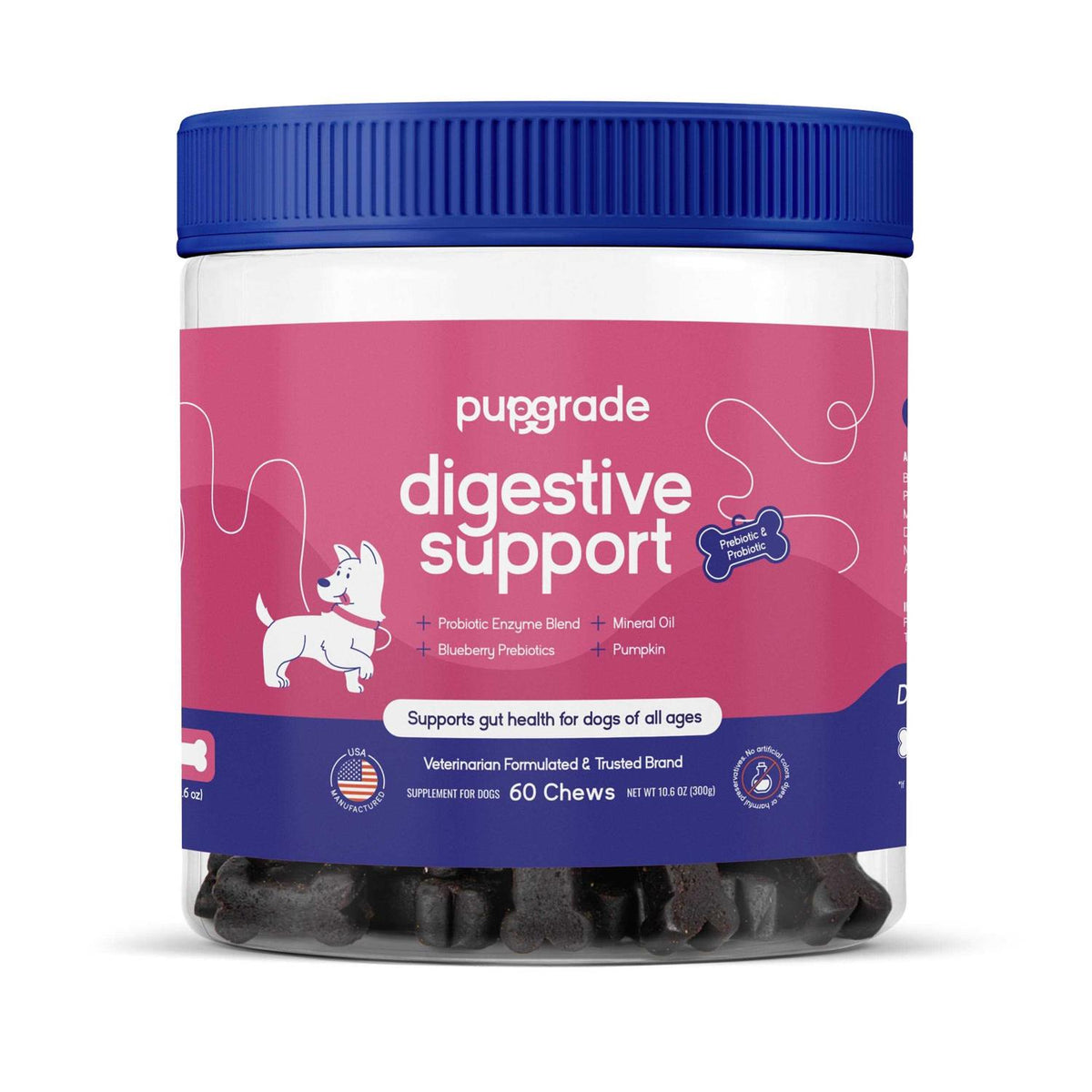 Digestive Support Chews for Dogs P210