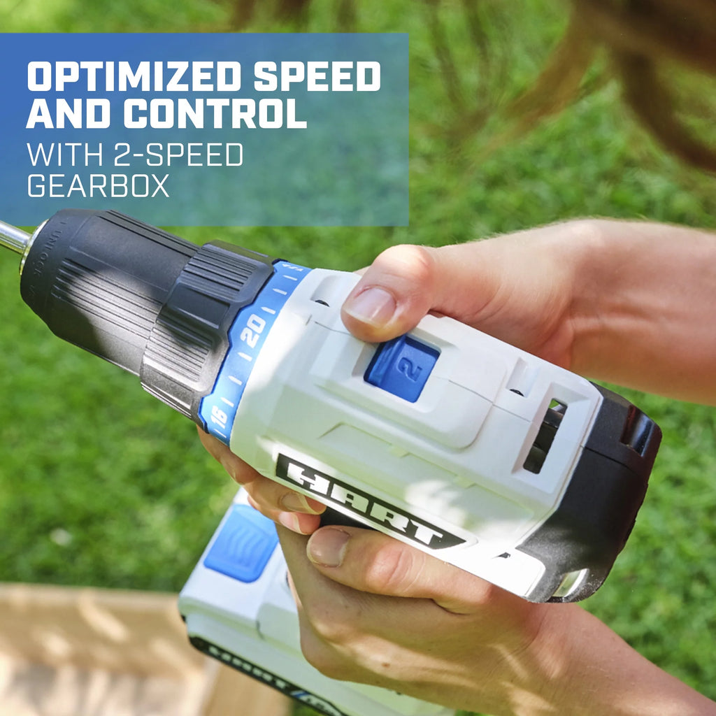 Cordless 1/2-inch Drill/Driver Kit with 2 Batteries G360