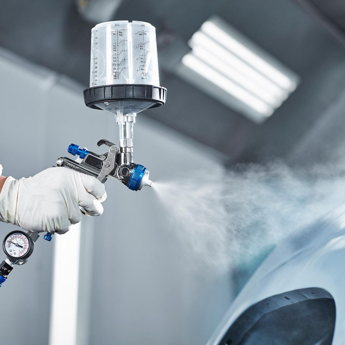 Gravity-Feed Air Spray Gun with Side Fan Control M2366