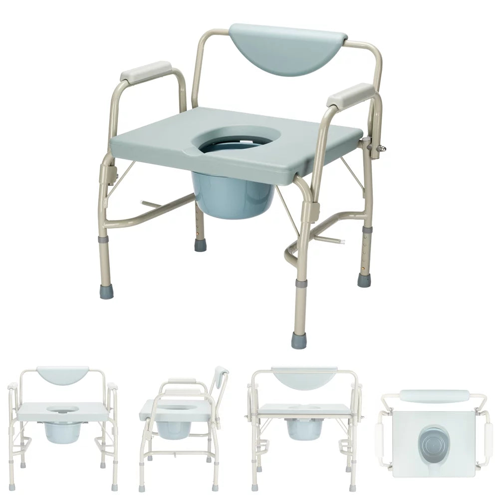 Bariatric Drop-Arm Commode C6460