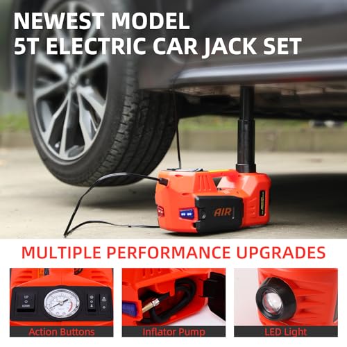 5 Ton 12V Electric Hydraulic Car Jack Kit X443