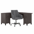 L Shaped Desk and Chair Set in Storm Gray D13061