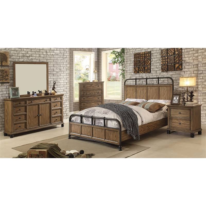 2 Drawer Nightstand in Dark Oak Y767625