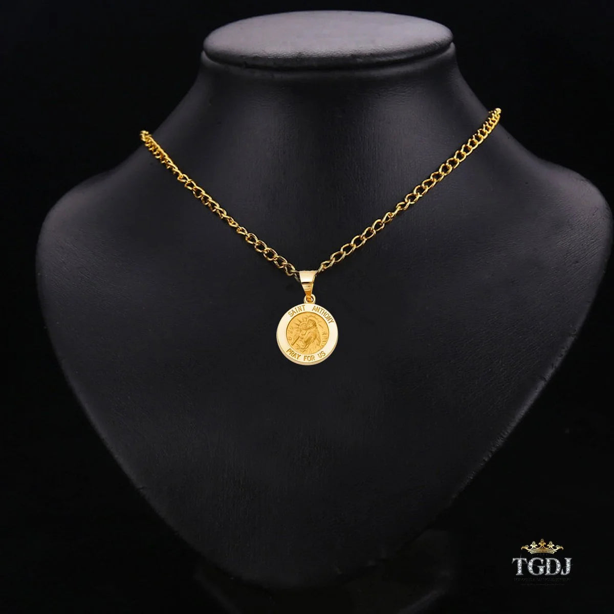 14k Yellow Gold St. Anthony Pendant C302