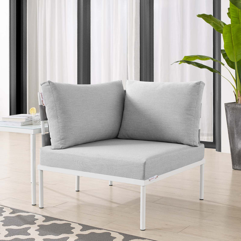 Grey Modern Outdoor Corner Chair Z5004