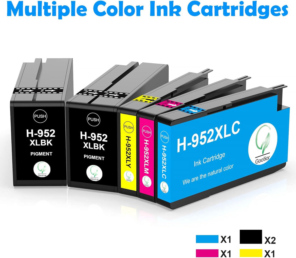 Compatible Ink Cartridges for HP 952 952XL Replacement High Yield 5 Pack H1965