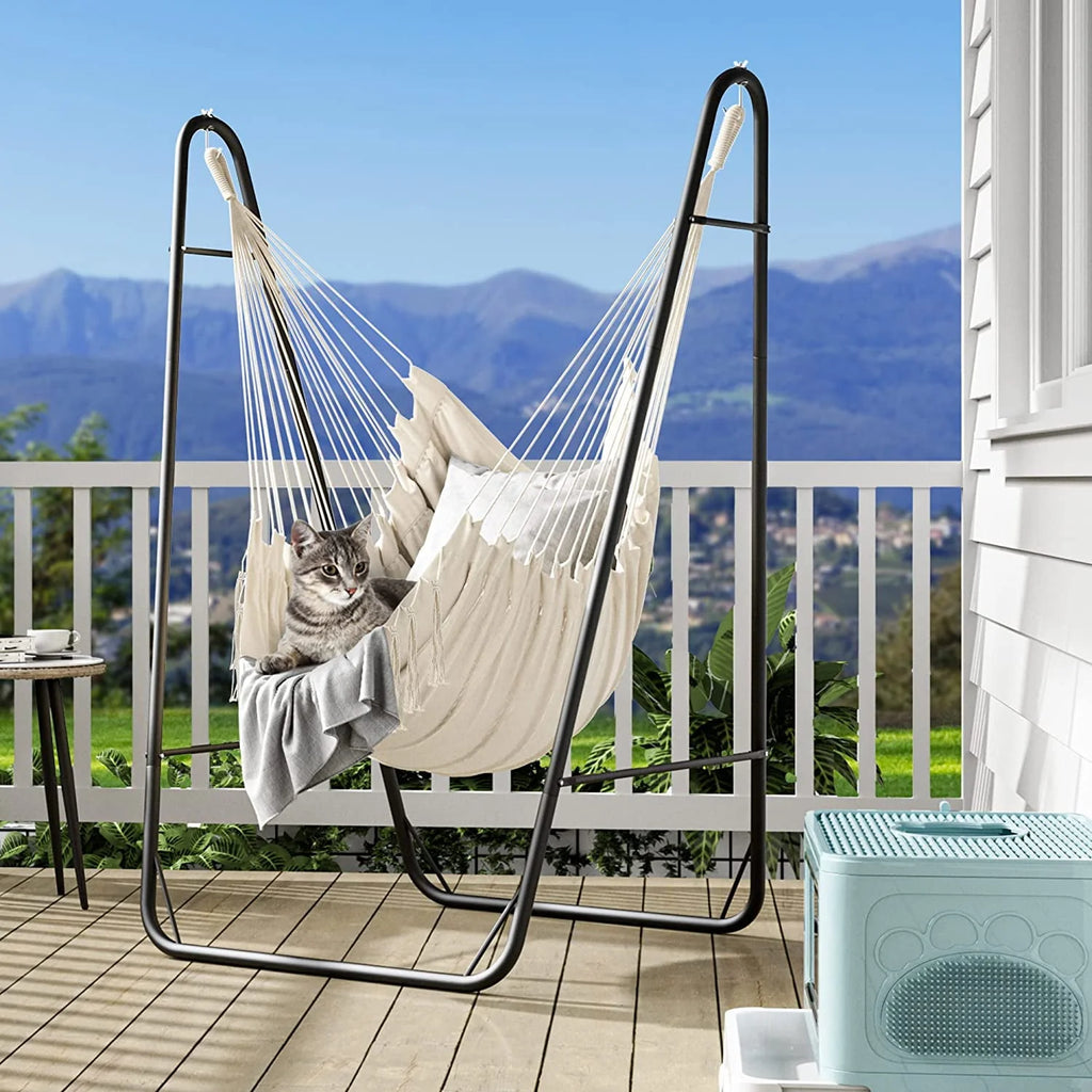 Hammock Chair with Stand Heavy Duty 330Lbs L7933