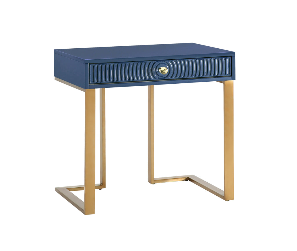 Blue Lacquer Side Table D928354