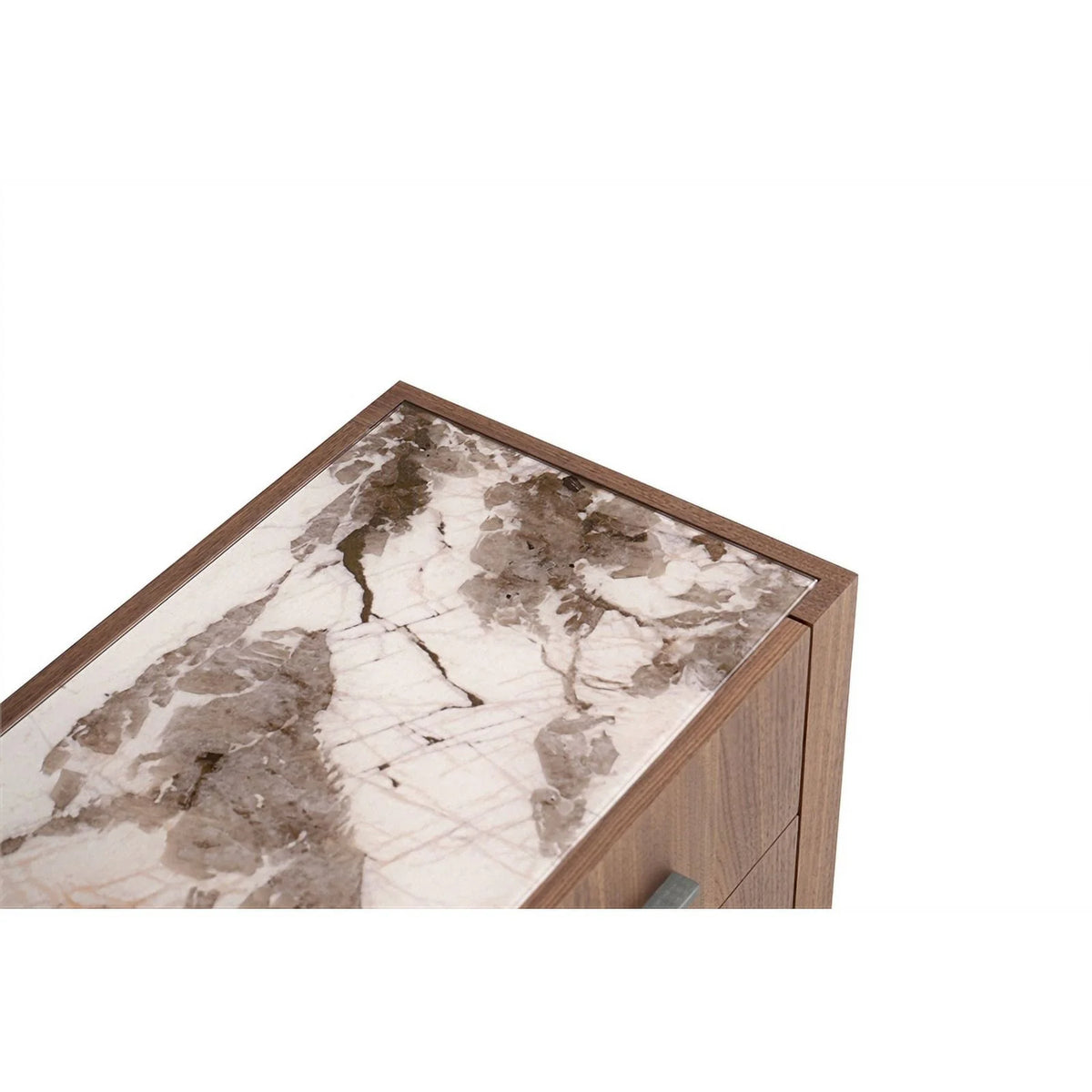2-Drawer Engineered Wood Nightstand in Walnut H86769