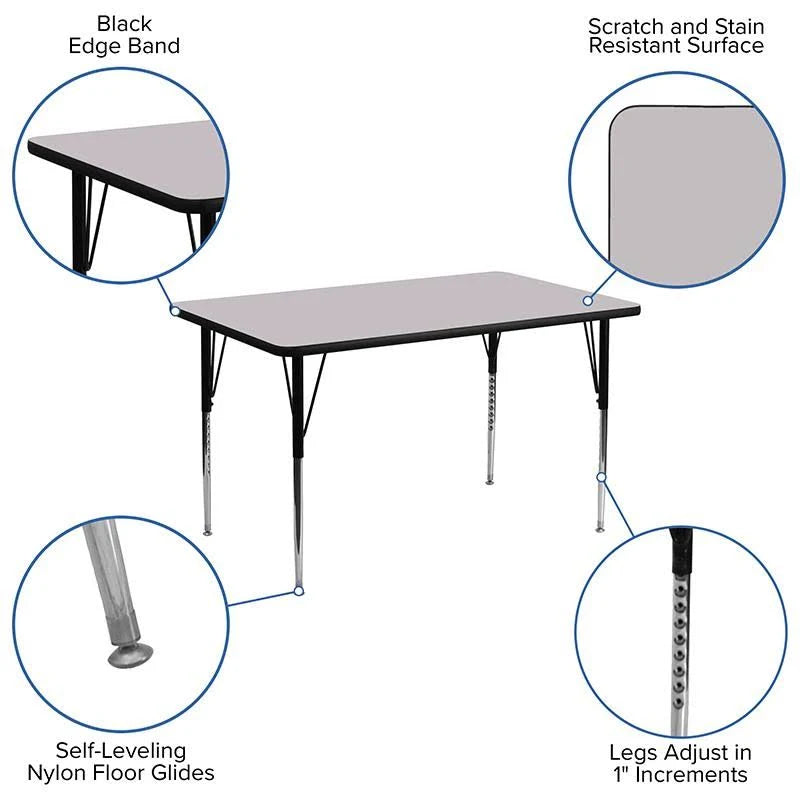 Red Thermal Laminate Activity Table W367340