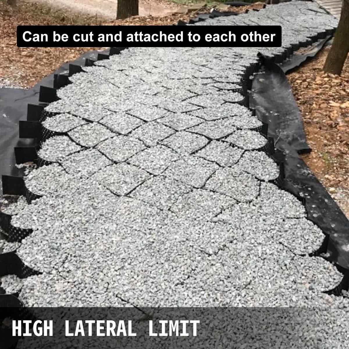 9x17 ft 4 Inch Thick HDPE Ground Grid I43172
