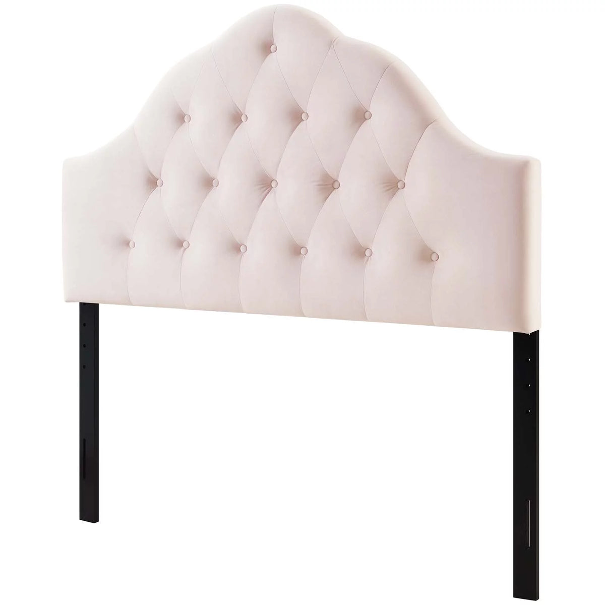 Pink Velvet Full Size Tufted Headboard C496103