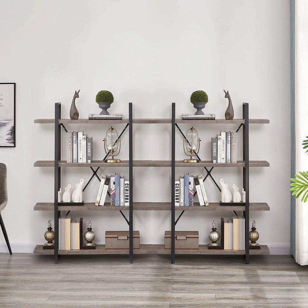 2 Tier Solid Wood Bookcase G1383