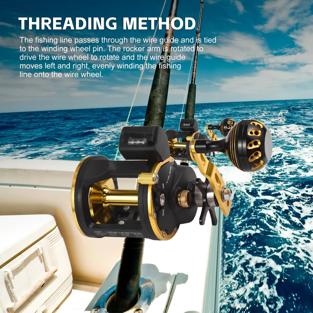 Ice Line Counter Reel 6+1 Ball Reel Saltwater Reel T6230