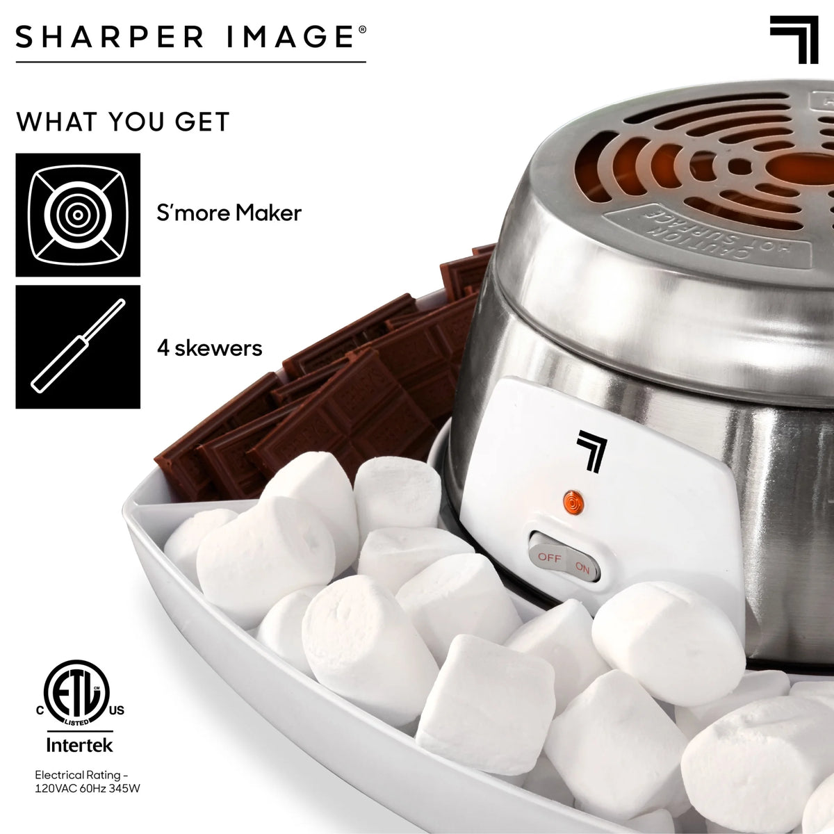 Electric Tabletop S'mores Maker 6 Piece Set W1950