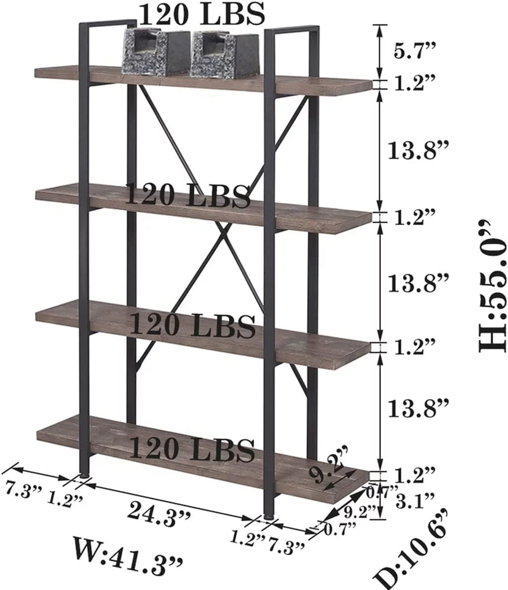 2 Tier Solid Wood Bookcase G1383
