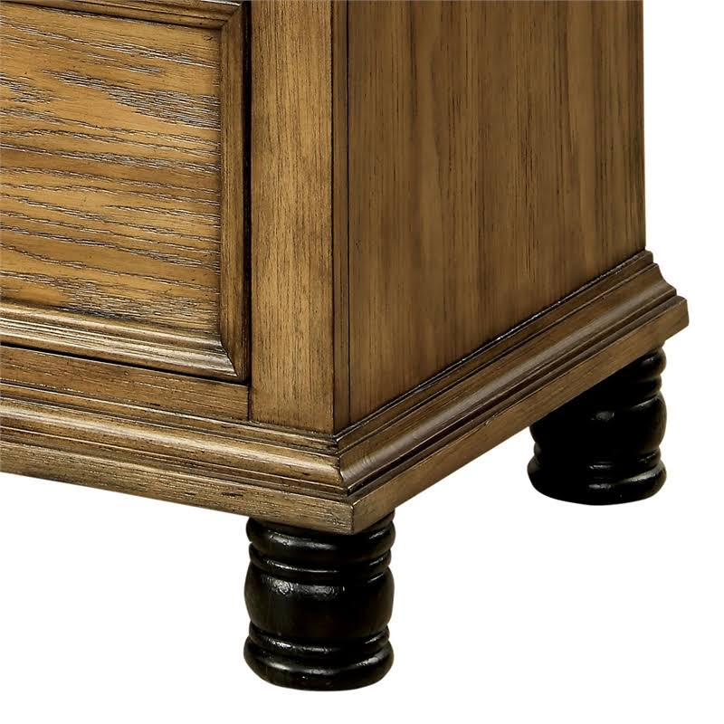 2 Drawer Nightstand in Dark Oak Y767625