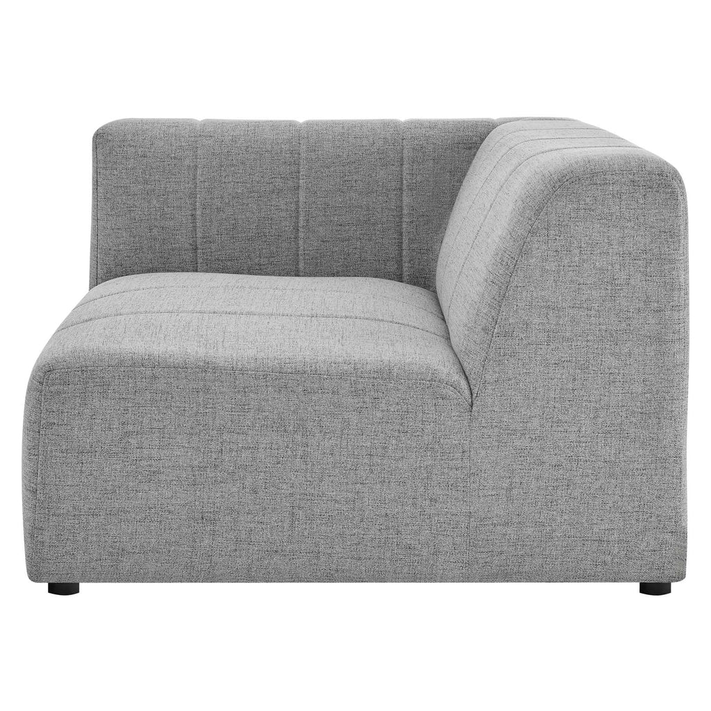 Light Grey Fabric Loveseat Sofa H1029