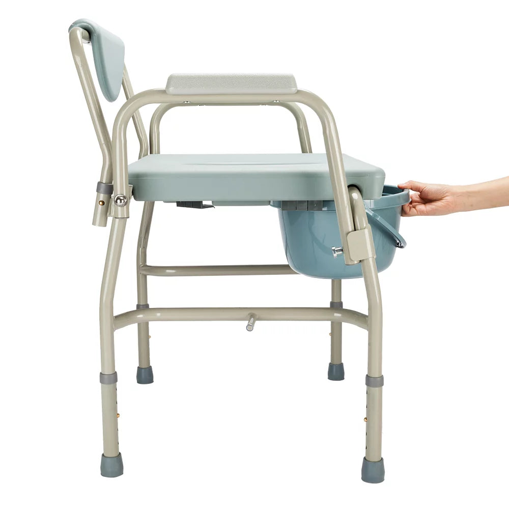 Bariatric Drop-Arm Commode C6460