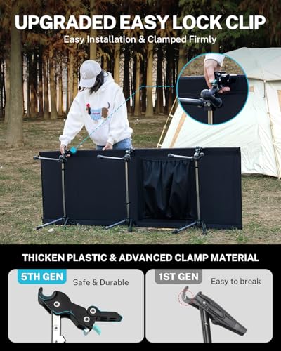Camping Cot with Leg Extenders 2 in 1 Portable Folding Cot E161778