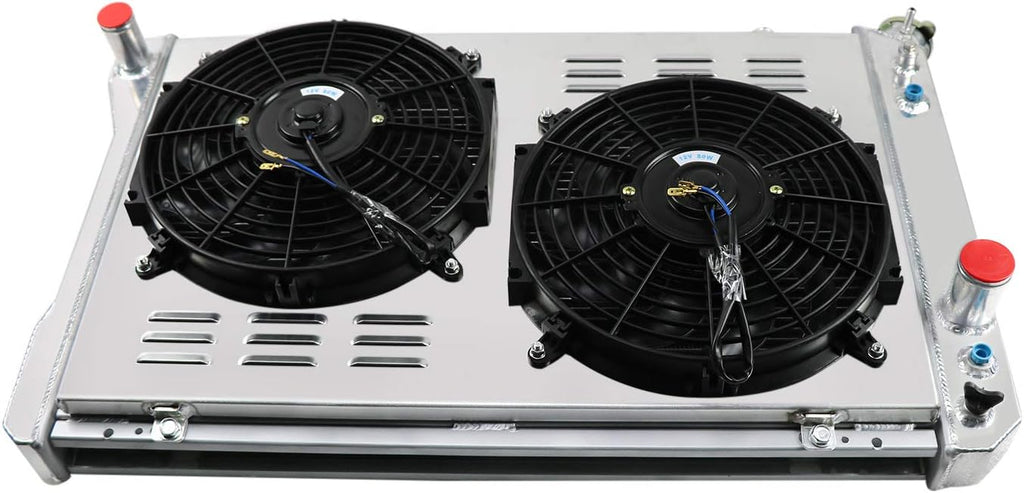 All Aluminum 3 Core Radiator with Shroud Fan Relay R83087