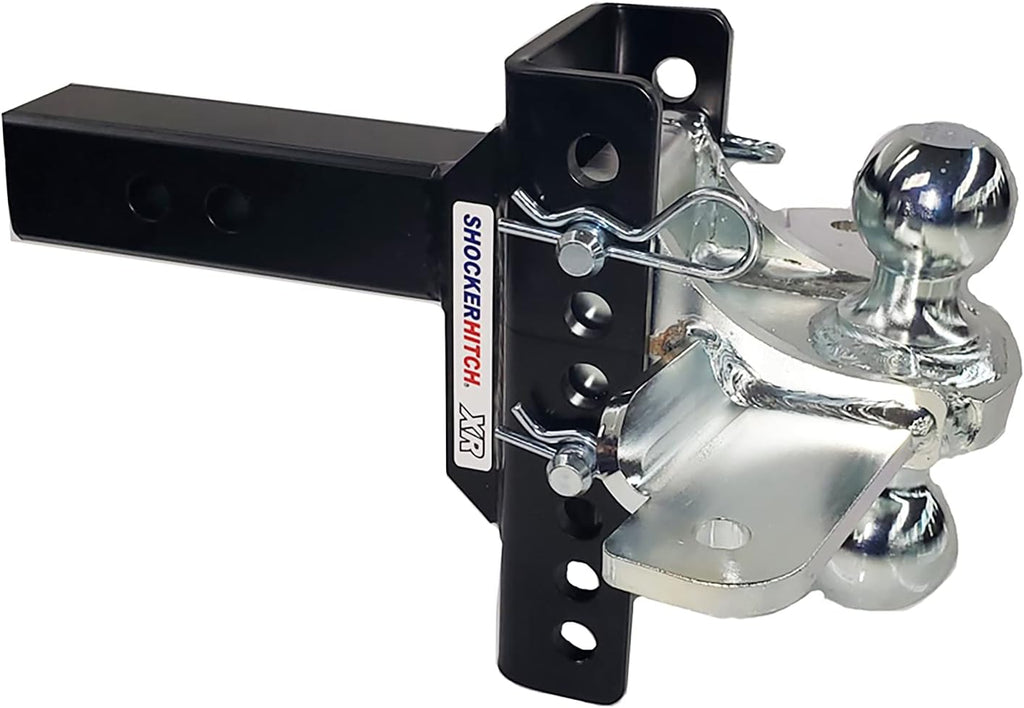 Combo Ball Mount with Sway Control Tabs, 12,000 lbs, Fits 2-1/2" Hitch S896458