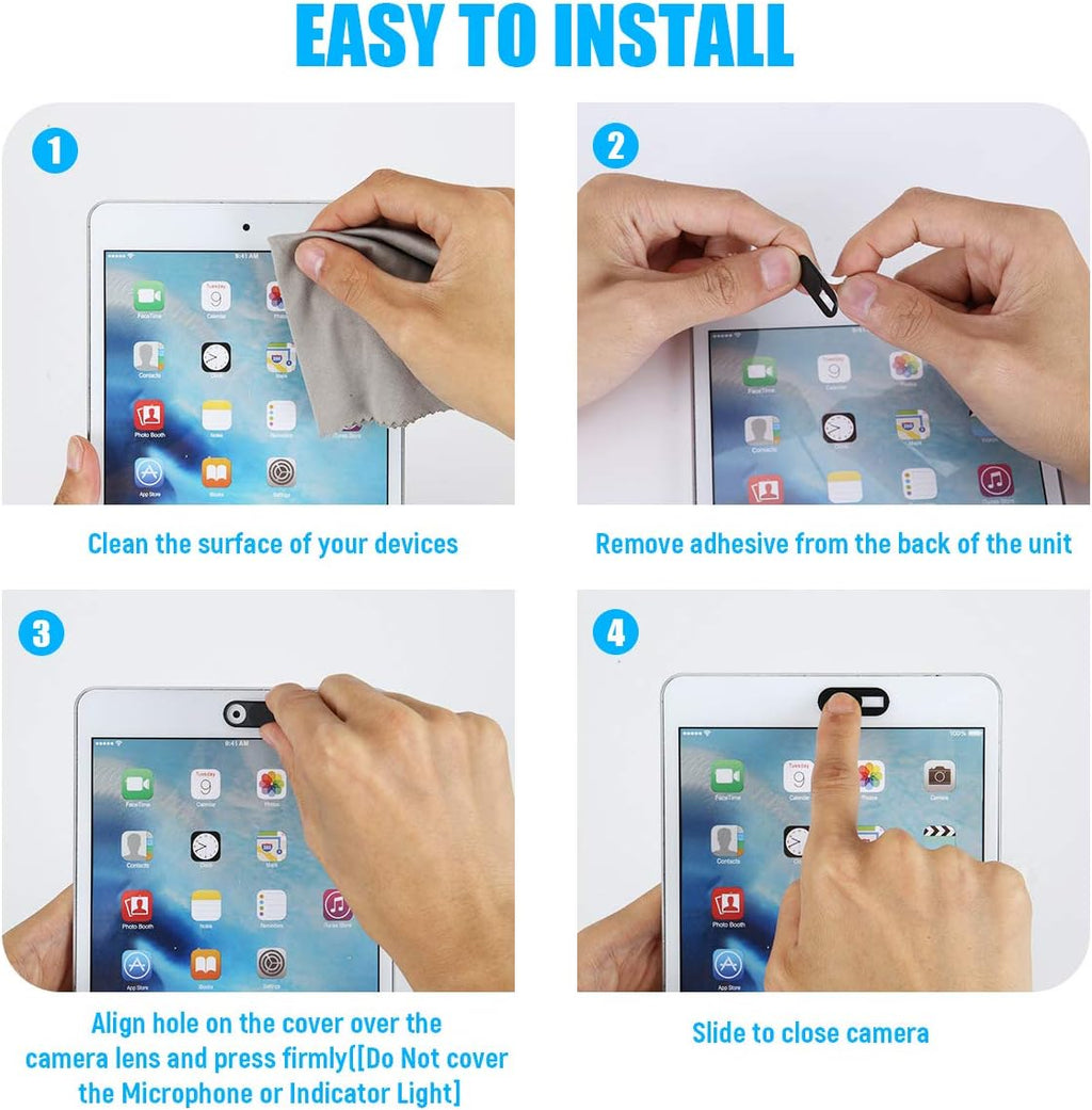 Webcam Cover Slide Ultra-Thin 6 Pack F1748