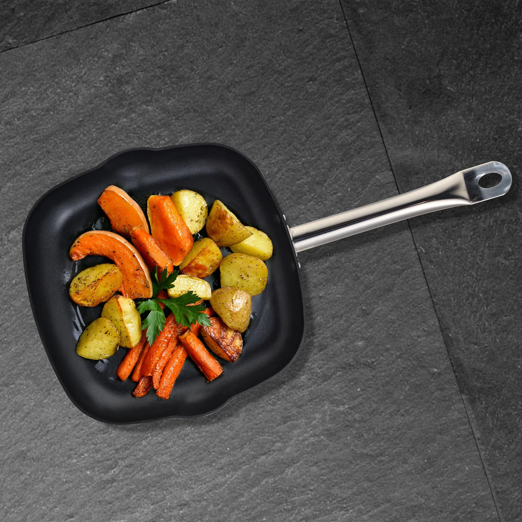 11" Black Cast Aluminum Non Stick Griddle Pan T53954