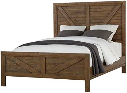 King Bed Solid Wood W43289