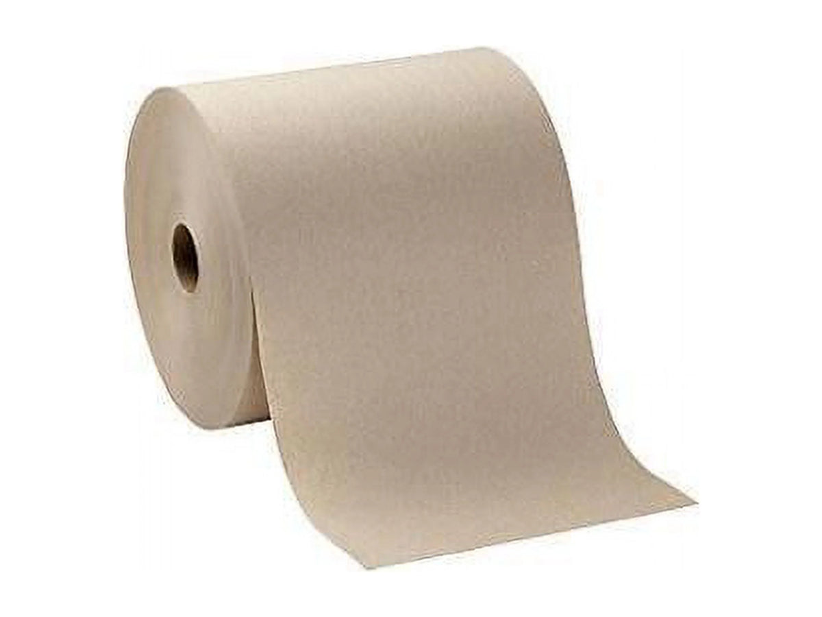 Brown Nonperforated Hardwound Roll Paper Towel 6 Rolls N690506