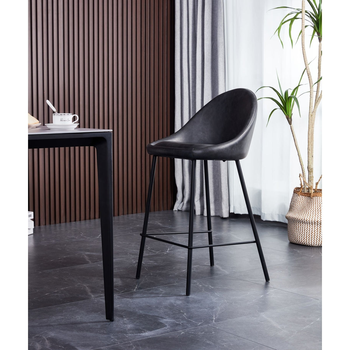Tan Bar Stool 26'' Seat (Set Of 2) E19105