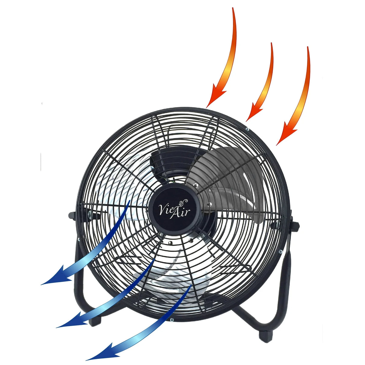 20 Industrial Tilting High Velocity 3 Speed Metal Floor Fan G350320