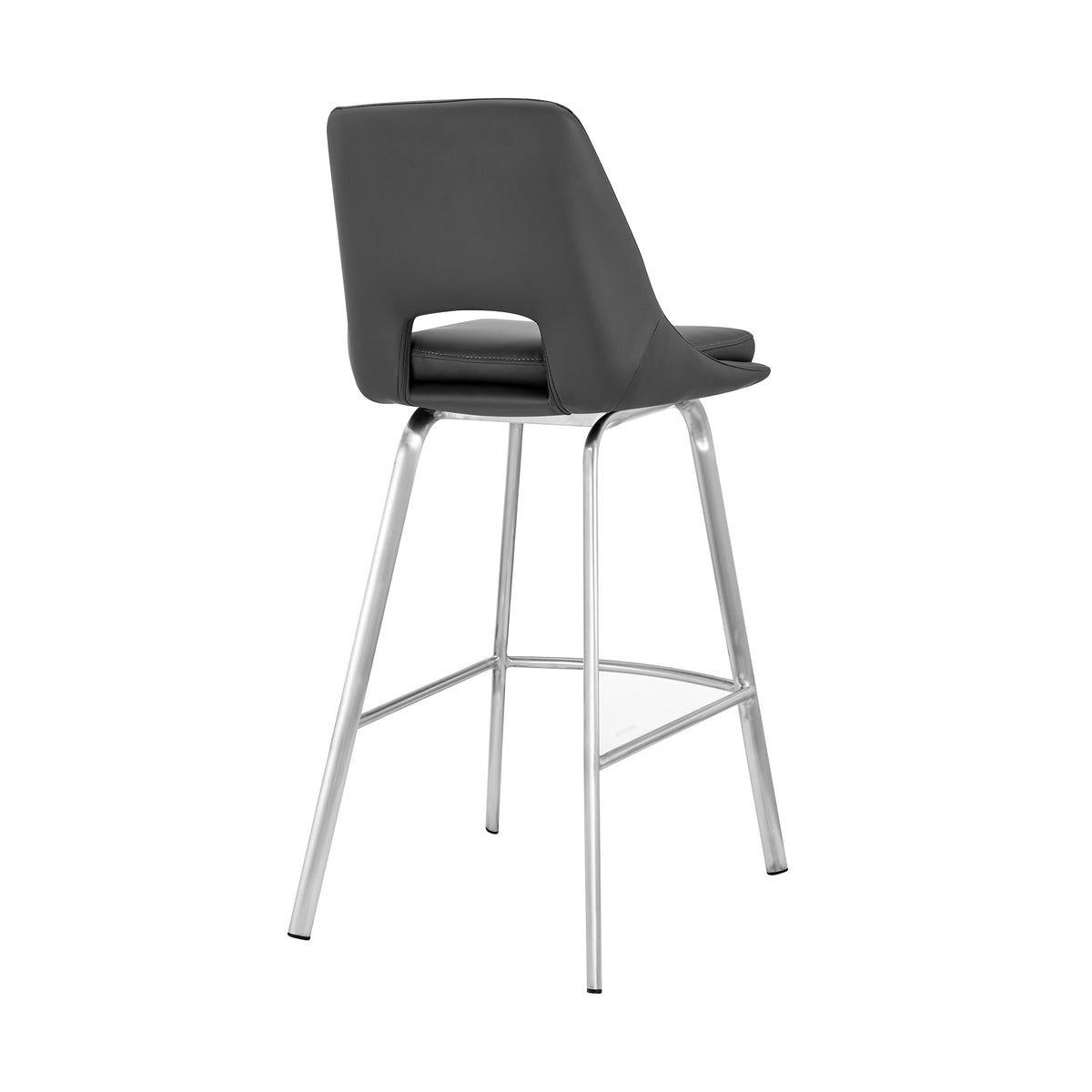 Gray/Steel Swivel Counter Stool B207766