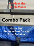 Pontoon Boat Canvas Solution Combo Pack with 12 Gator Bites O67020