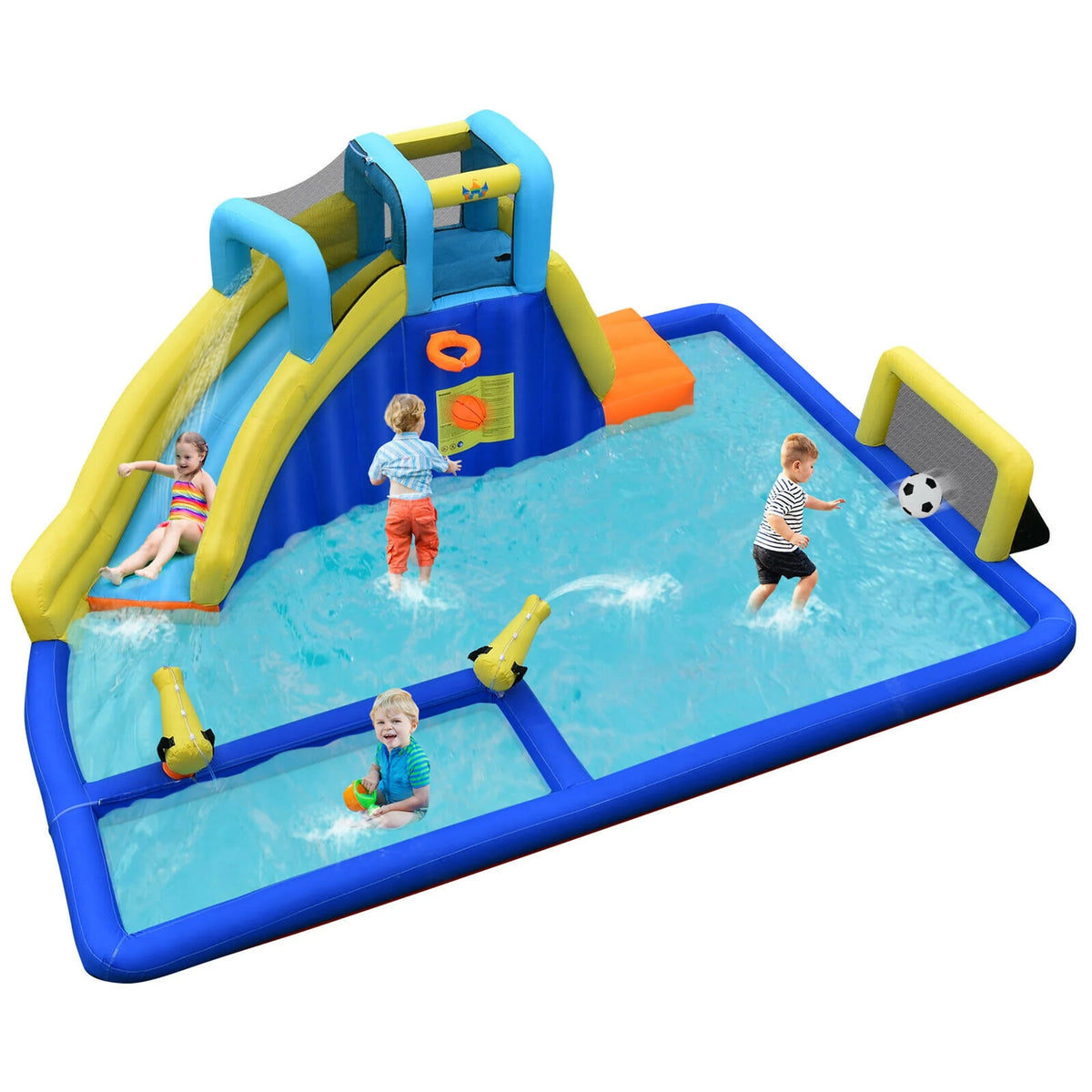 Inflatable Climbing Wall Water Slide Bounce House W25235