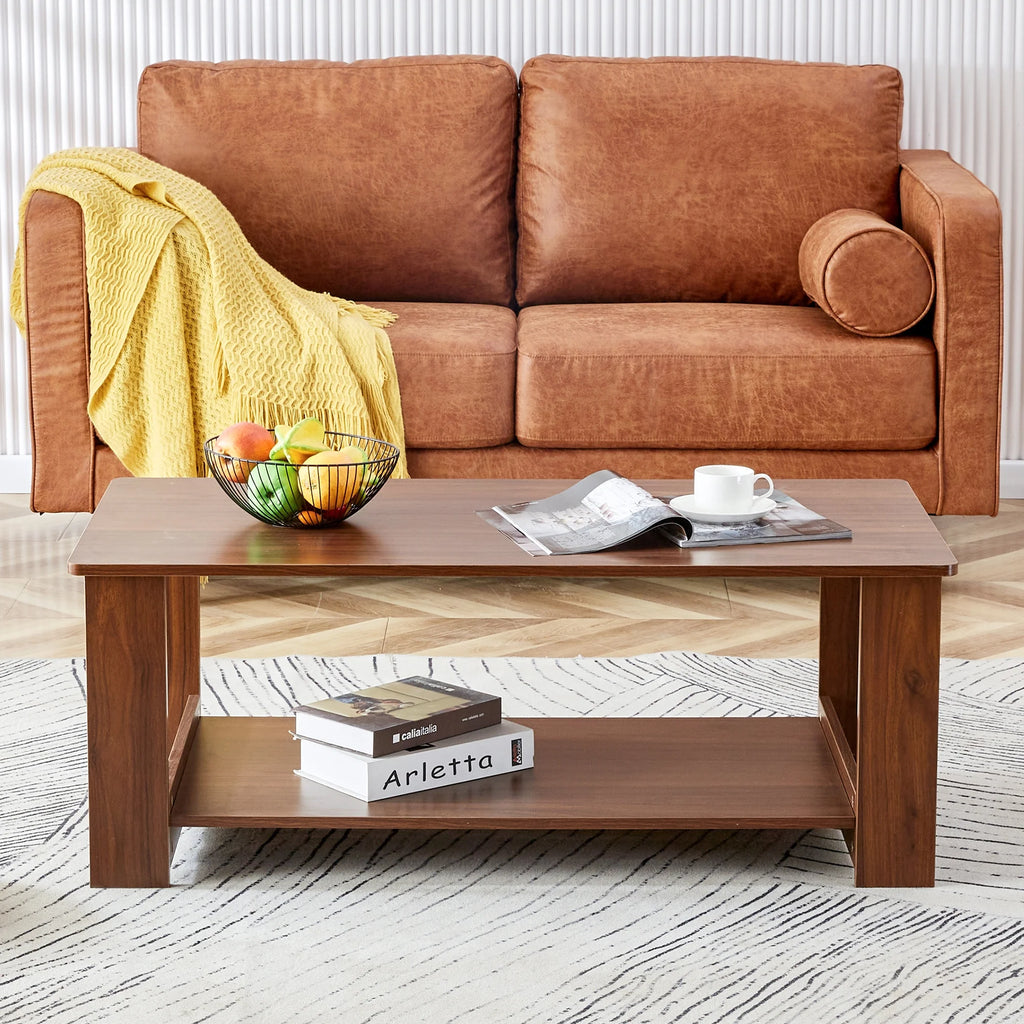 Walnut Textured Lift Top Coffee Table with Storage O75054