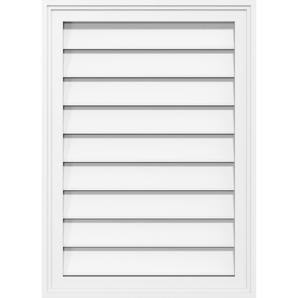 PVC Gable Vent with Brickmould J5453