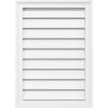 PVC Gable Vent with Brickmould J5453