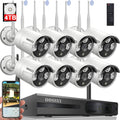 2K 3.0MP Wireless Security Camera System, 8 Channel NVR with 4TB HDD C2520