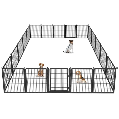 32" Height 10 Panels Metal Dog Playpen X96567