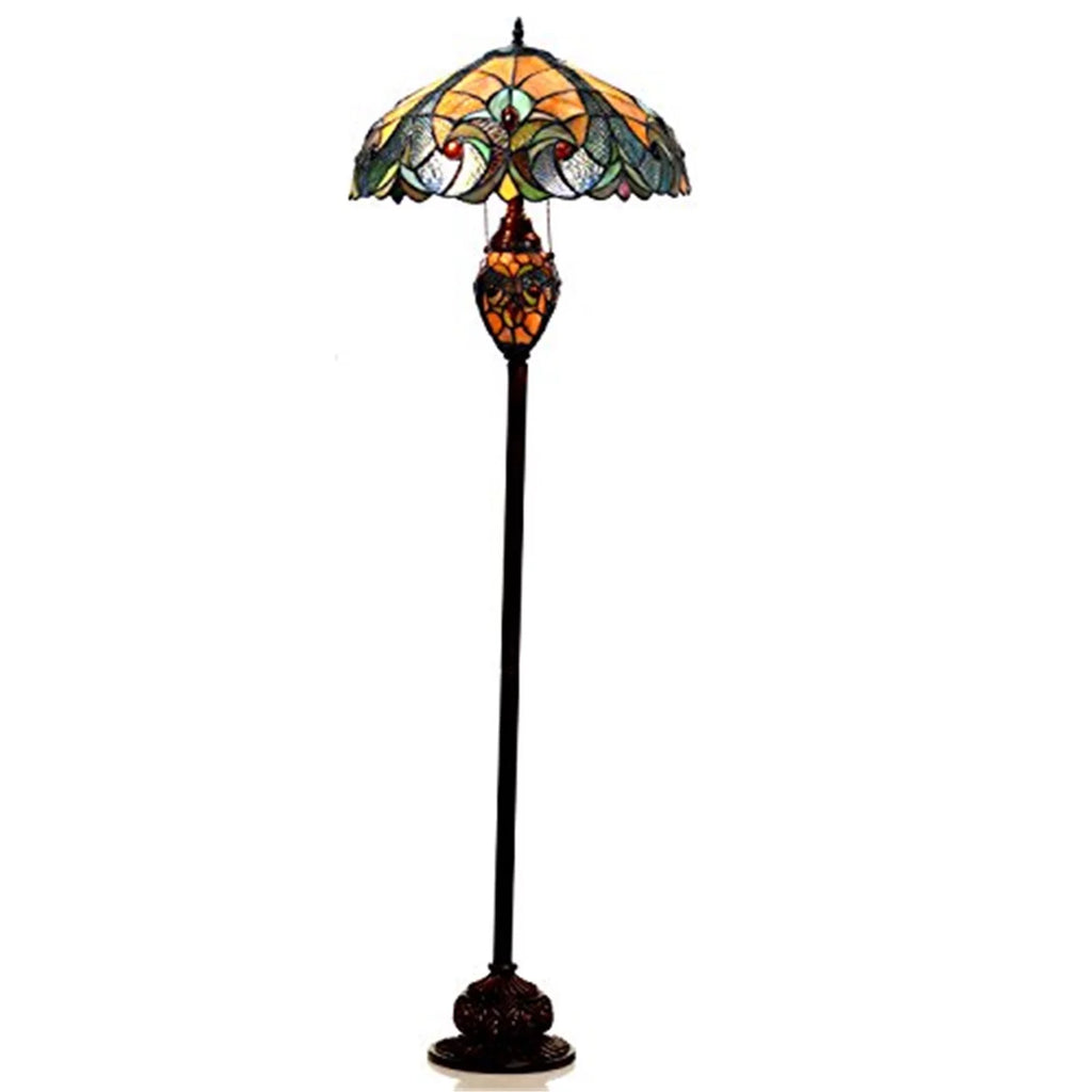 3 Light Victorian Double Lit Floor Lamp N348302