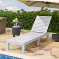 Black Adjustable Outdoor Lounge Chairs Q7359