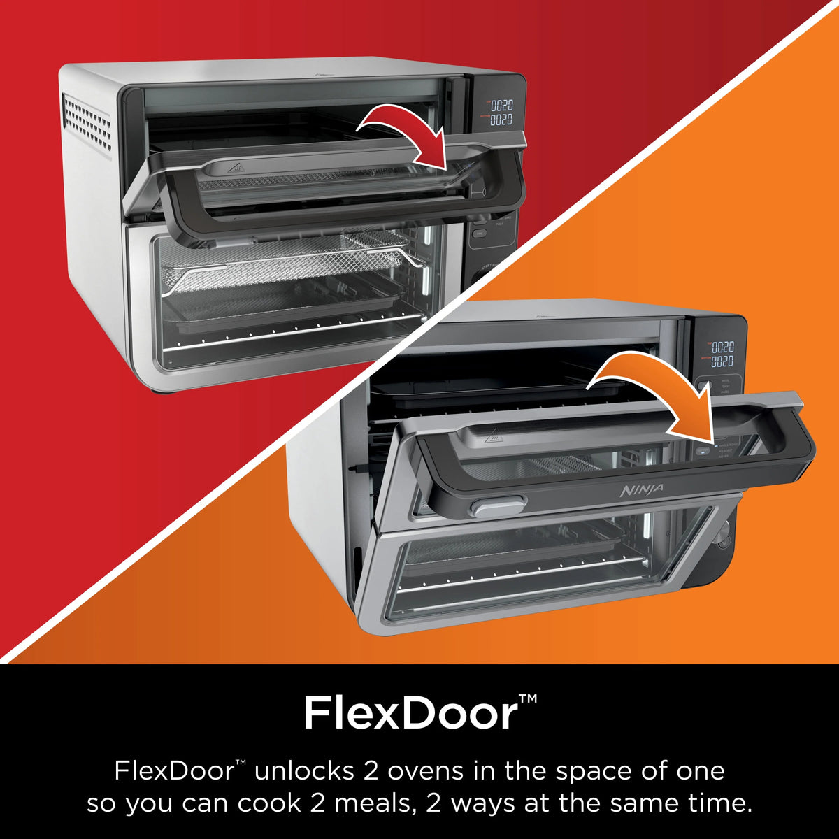 10-in-1 Double Oven with Convection and Air Fry E893