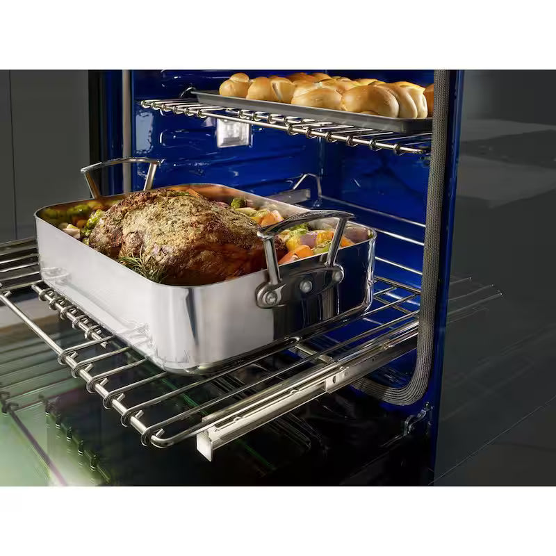 30 in. Double Electric Wall Oven Self-Cleaning with Convection in White I16381