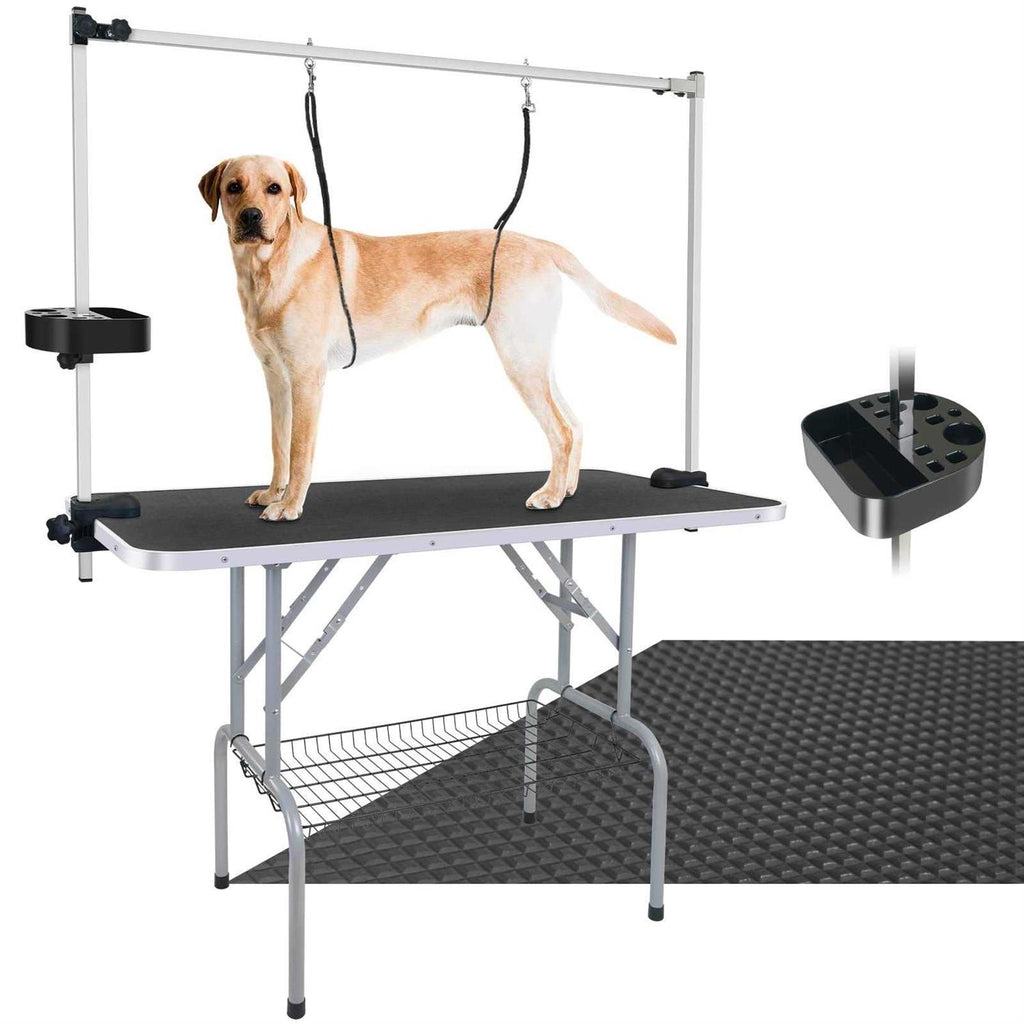 45” Foldable Heavy Duty Dog Grooming Table with Tool Holder D944767